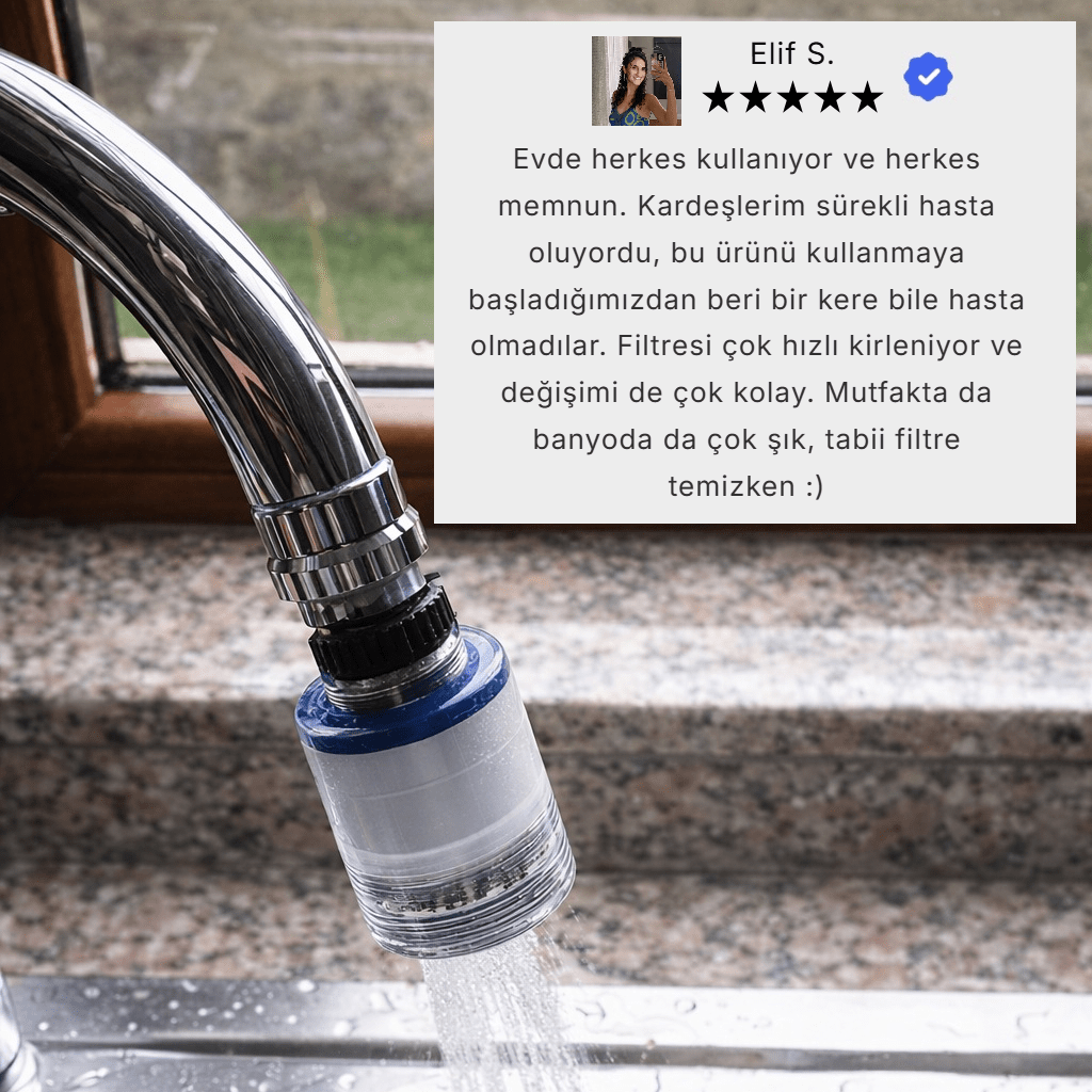 Waterfall™ Filtreli Musluk Başlığı - Waterfall
